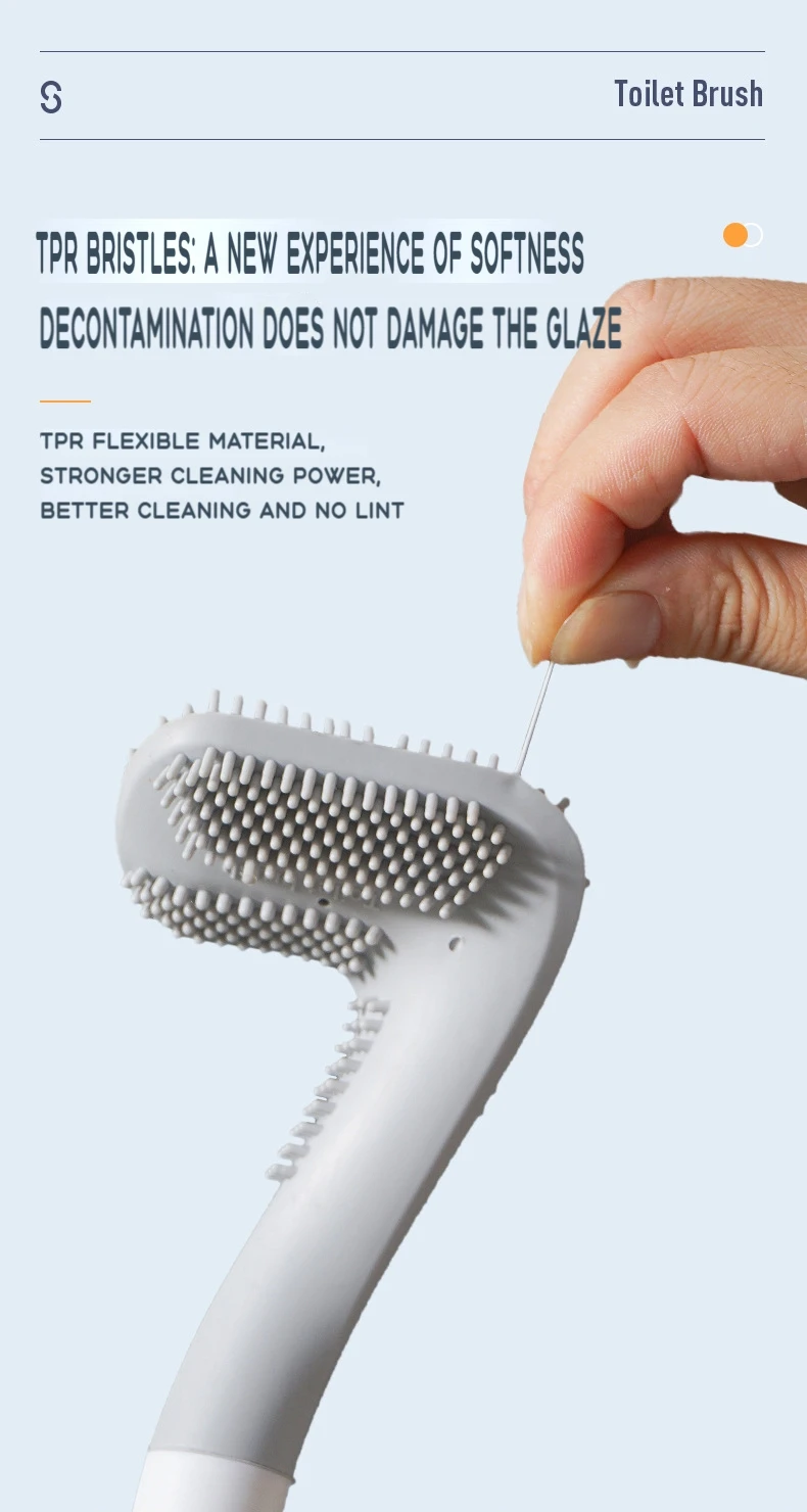 FlexiBrush- Golf Head Silicone Toilet Brush