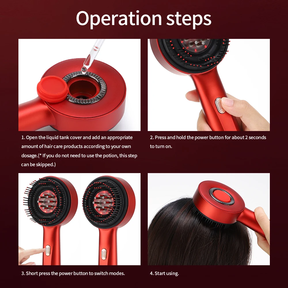 RevitaGlow Electric Scalp Massager – Boost Hair Growth & Relaxation!