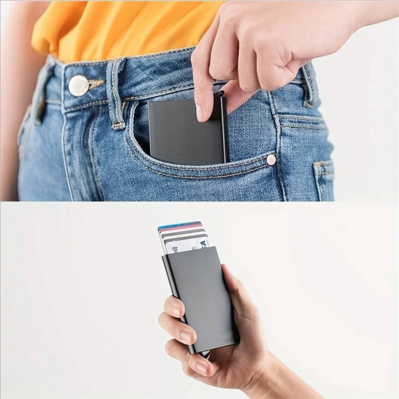 SecureVault Anti-Theft Aluminium Card Holder