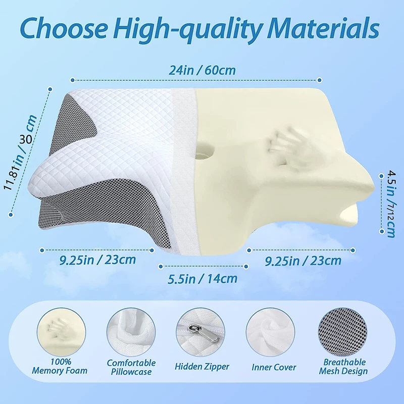 Memofy- Memory Foam Cervical Pillow |