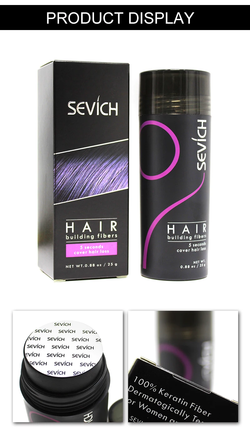 ThickFX Hair Building Fibers – Instantly Fuller, Thicker Hair!