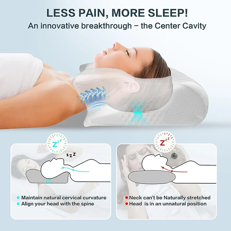 Memofy- Memory Foam Cervical Pillow |