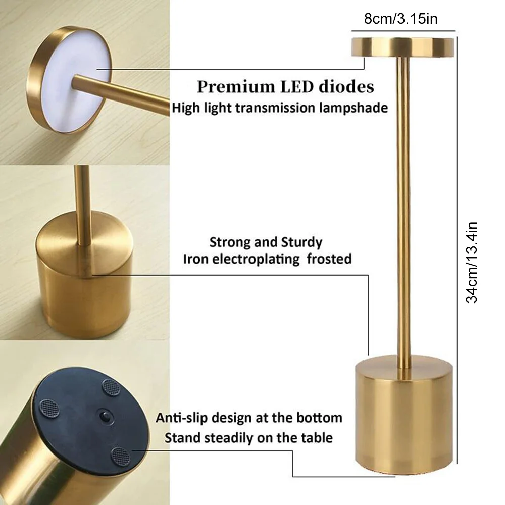 GlowEase|  3-Color Bedside Lamp