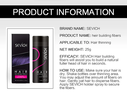ThickFX Hair Building Fibers – Instantly Fuller, Thicker Hair!