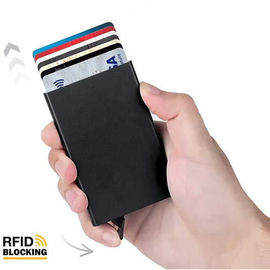 SecureVault Anti-Theft Aluminium Card Holder