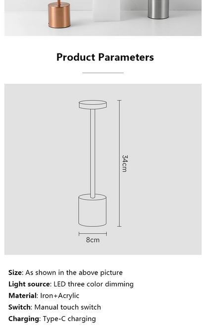 LumiGlow -Touch Sensor LED Lamp | 3 colors