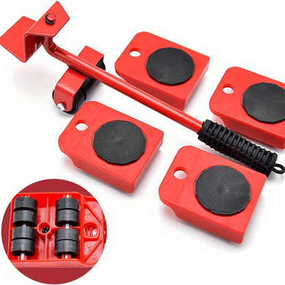 MoverPro 5-Piece Heavy Duty Furniture Lifter and Roller Set
